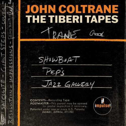 John Coltrane - The Tiberi Tapes album artwork cover