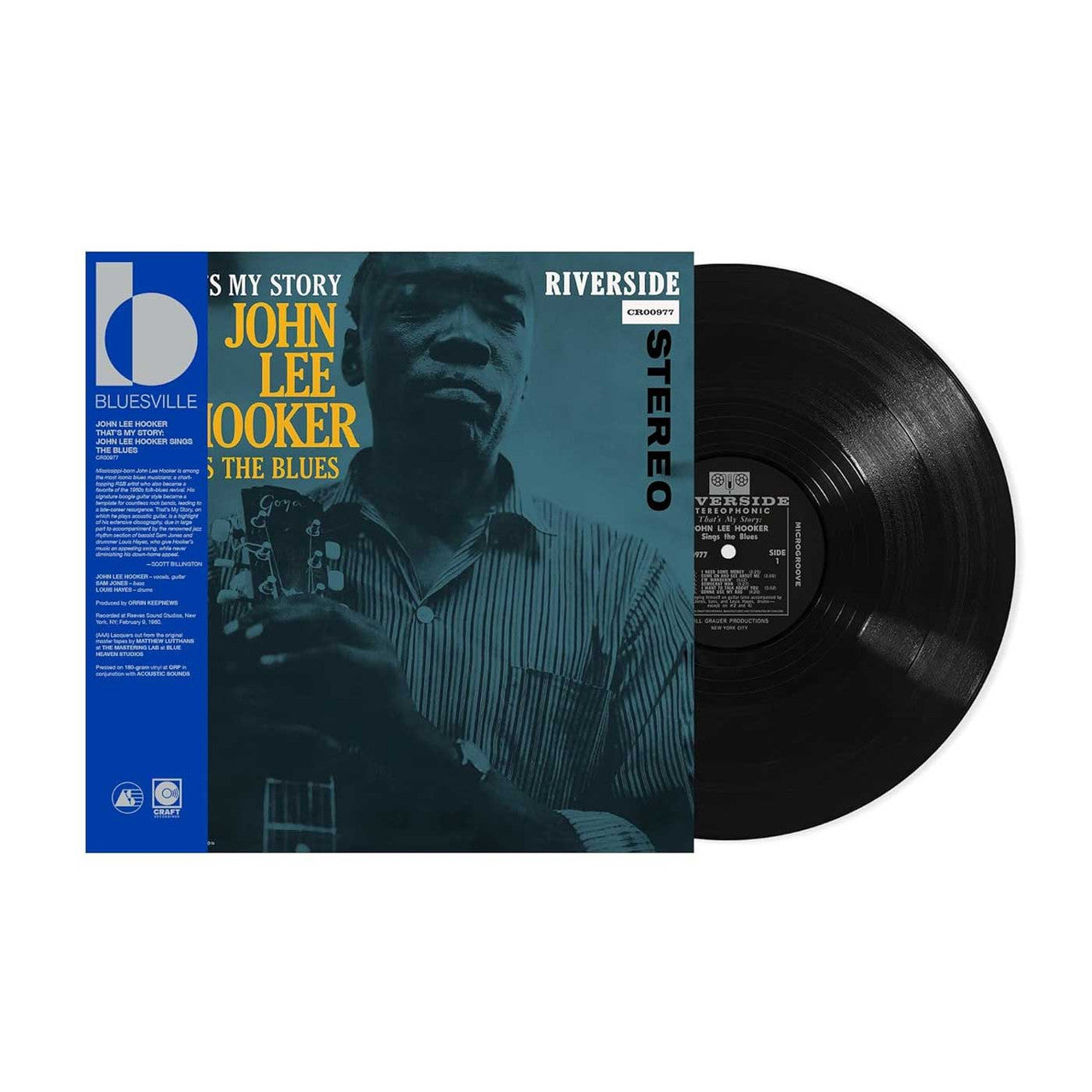 John Lee Hooker - That's My Story (Bluesville Acoustic Sounds Series, LP Vinyl) UPC: 888072738379