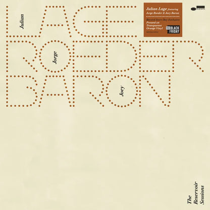 Julian Lage featuring Jorge Roeder &amp; Joey Baron - The Reservoir Sessions (RSD BF 2026, Orange EP Vinyl) UPC: 881061138044