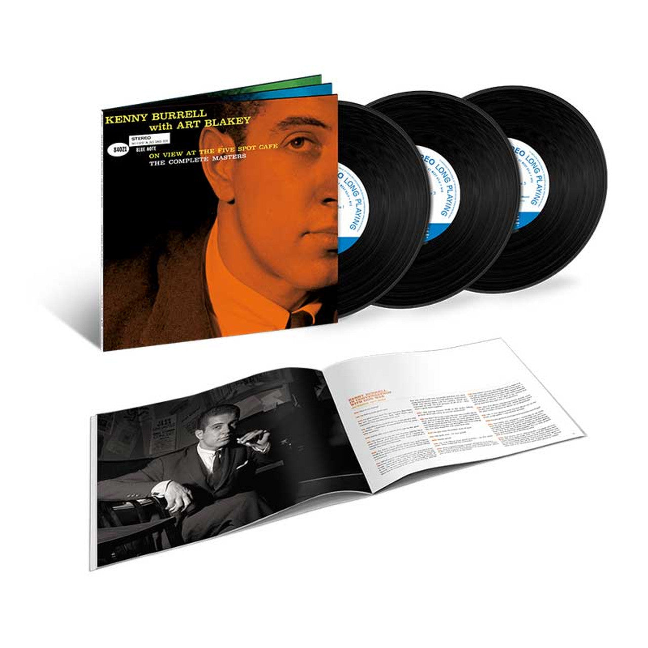 Kenny Burrell with Art Blakey - On View at the Five Spot Cafe: The Complete Masters (Blue Note Tone Poet Series, 3LP Vinyl) UPC: 602475022817