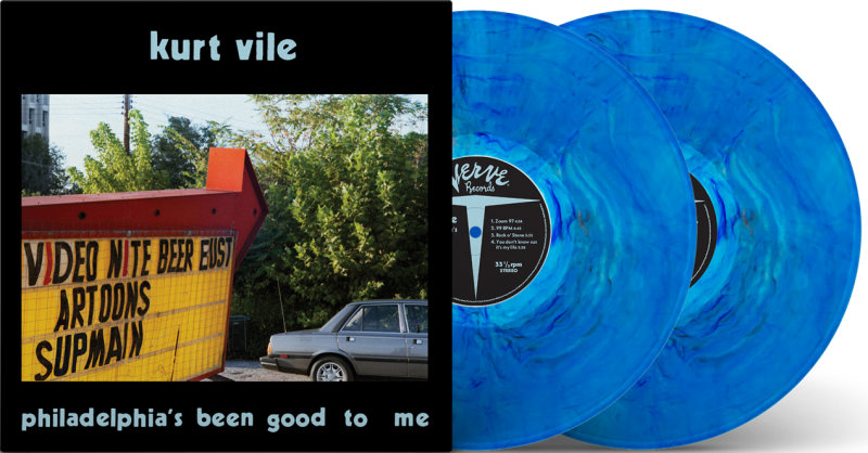 Kurt Vile - Philadelphia's Been Good To Me (Indie Exclusive, 2LP Schuylkill River Blue Vinyl) UPC: 199957452205