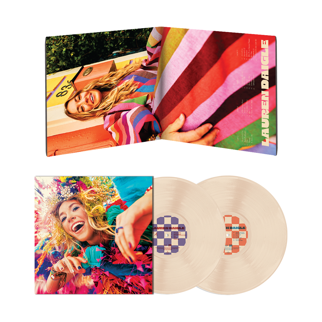 Lauren Daigle - Lauren Daigle (Standard Edition, 2LP Bone Colored Vinyl) UPC: 075678625640