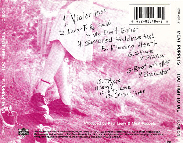Meat Puppets : Too High To Die (Album)