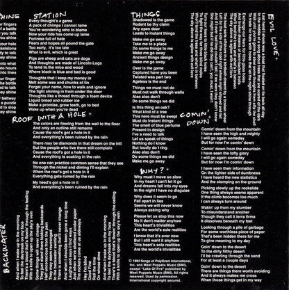 Meat Puppets : Too High To Die (Album)