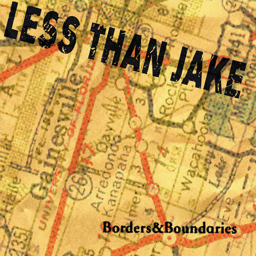 Less than Jake - Borders &amp; Boundaries (25th Anniversary, 2LP Yellow Vinyl) UPC: 751097018514