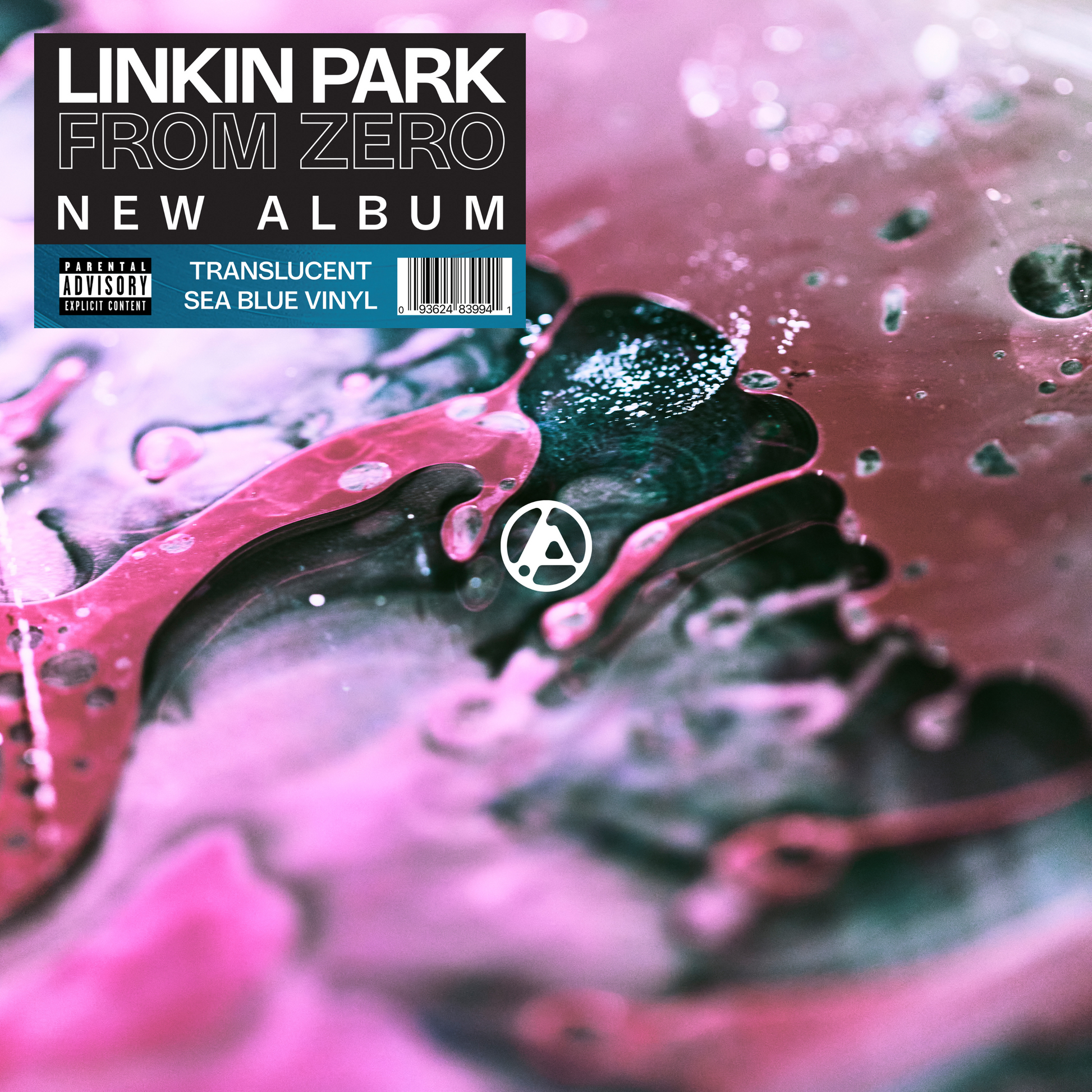 Linkin Park - From Zero (Standard Edition, Translucent Sea Blue LP Vinyl) UPC: 093624839941