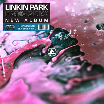 Linkin Park - From Zero (Standard Edition, Translucent Sea Blue LP Vinyl) UPC: 093624839941