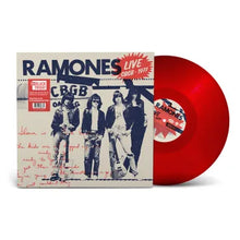 Ramones - Live at CBGB, 1977 (RSD Black Friday 2025, Red LP Vinyl) UPC: 081227808785