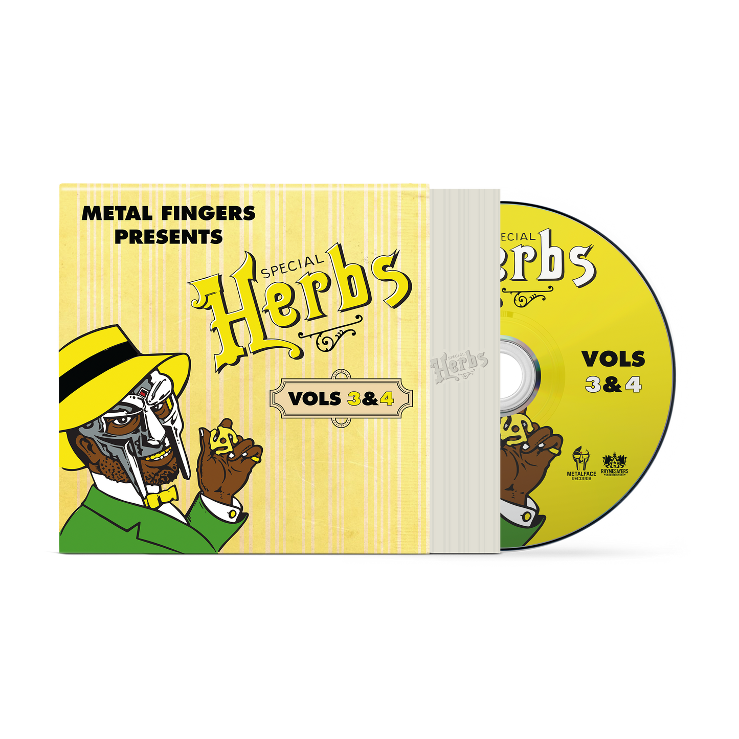 MF DOOM - Metal Fingers Presents: Special Herbs Vol. 3&4 (CD) UPC: 826257038326