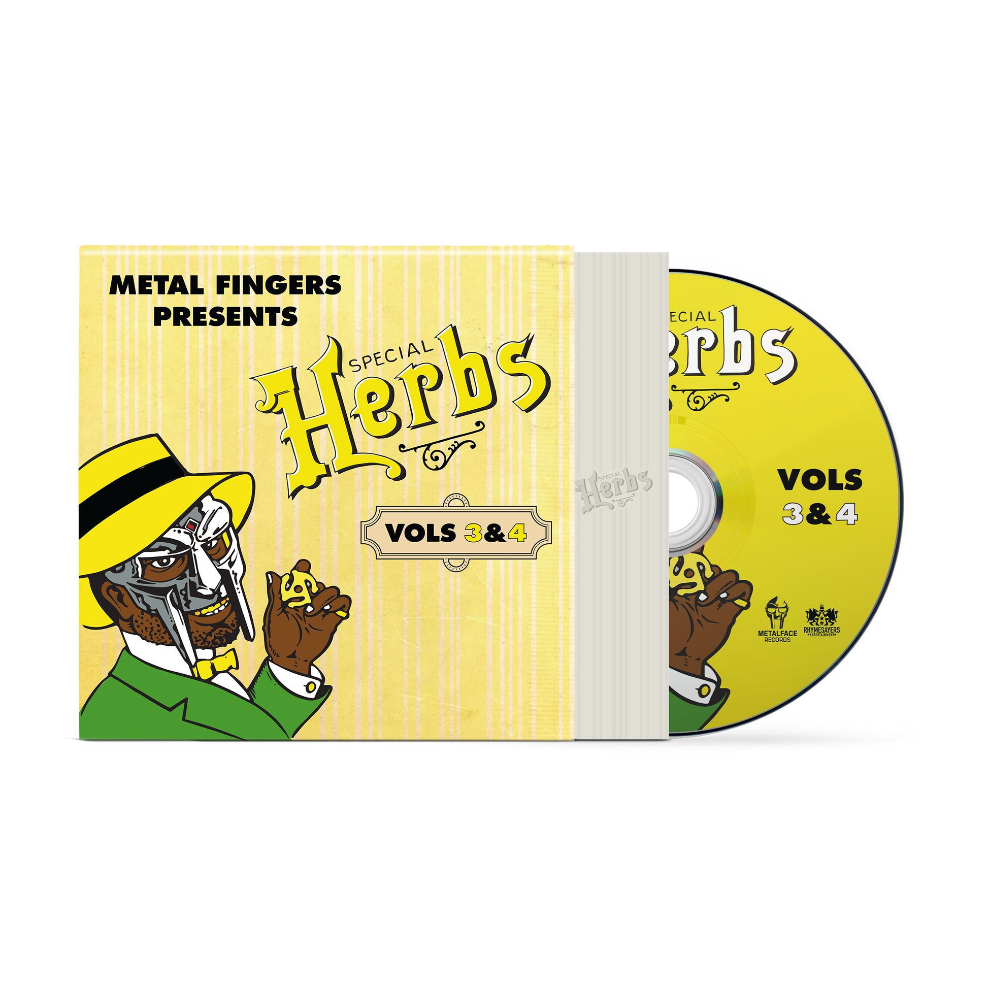 MF DOOM - Metal Fingers Presents: Special Herbs Vol. 3&4 (CD) UPC: 826257038326