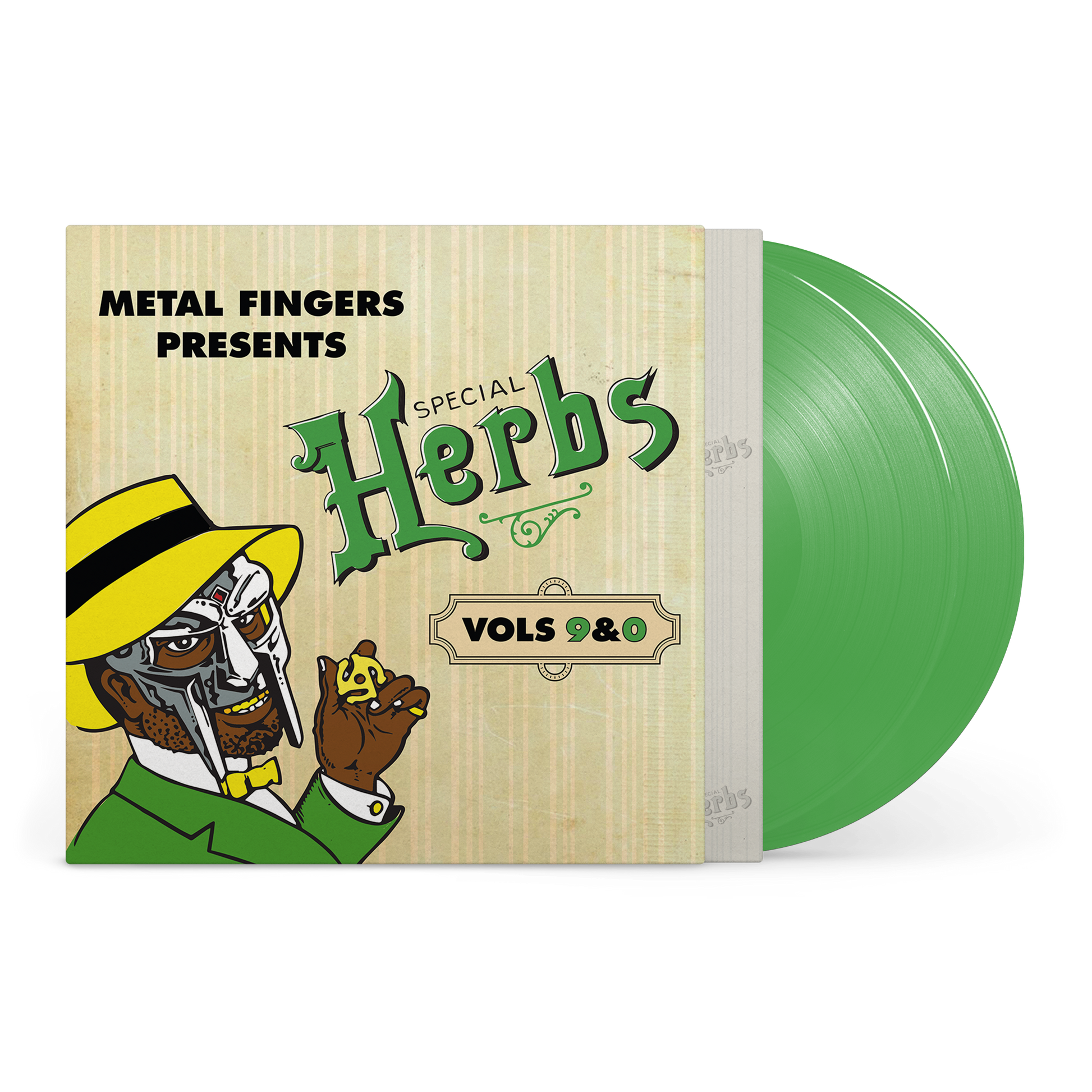 MF DOOM - Metal Fingers Presents: Special Herbs Vol. 9 & 0 (2LP Evergreen Vinyl) UPC: 826257038616