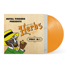 MF DOOM 'Metal Fingers Presents: Special Herbs Vol. 1 & 2 (2xLP Mustard Yellow Vinyl) UPC: 826257038210