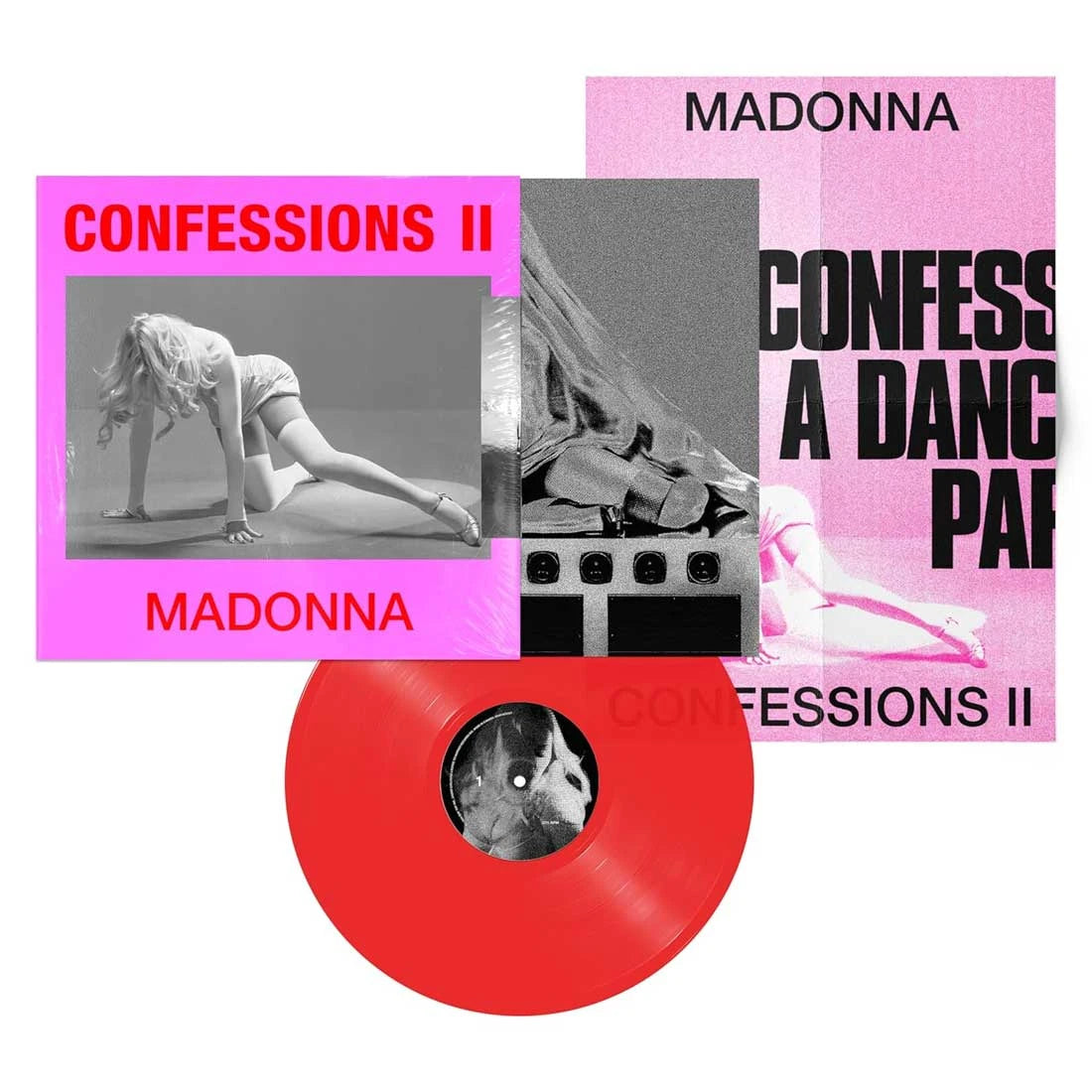 Madonna - Confessions II (Translucent Red Vinyl LP) UPC:093624822783