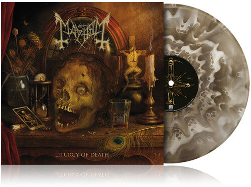 Mayhem - Liturgy Of Death (Indie Exclusive, Black Ice Ghost LP Vinyl) UPC: 199584045917