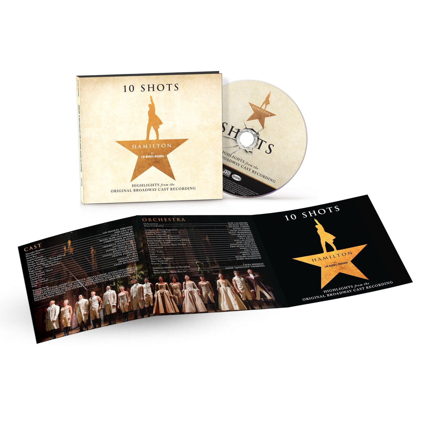 Miranda / Odom / Soo / Diggs / Jackson - &nbsp;Hamilton: 10 Shots (CD) UPC: 603497809608