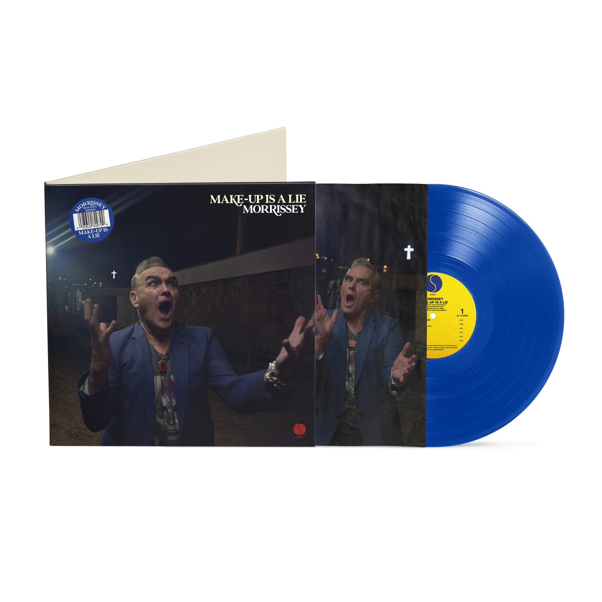 Morrissey - Make-Up Is A Lie (Standard Edition, Blue LP Vinyl) UPC: 093624829799