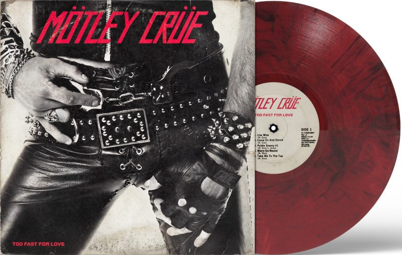 Mötley Crüe - Too Fast for Love (Indie Exclusive, Red/Black Smoke LP Vinyl) UPC: 4099964221510