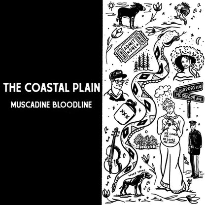 Muscadine Bloodline - The Coastal Plain (Indie Exclusive, Maroon LP Vinyl, Autographed) UPC: 732388205837