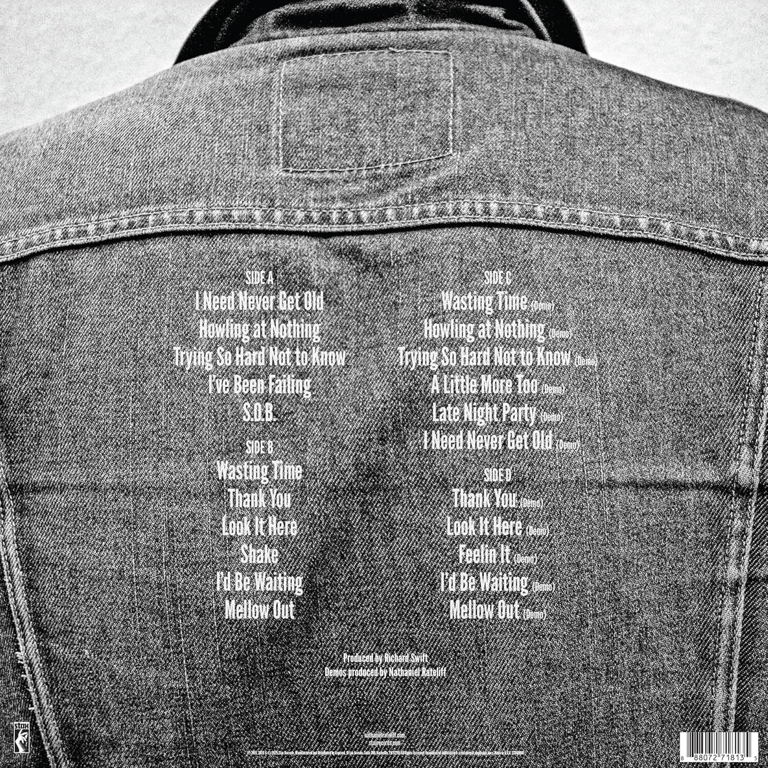 Nathaniel Rateliff &amp; The Night Sweats - Nathaniel Rateliff &amp; The Night Sweats (10 Year Anniversary, 2LP Translucent Black Vinyl) UPC: 888072718135