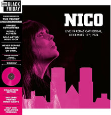 Nico - Live in Reims Cathedral, 1974 (RSD Black Friday 2025, Magenta LP Vinyl) UPC: 3700477839499