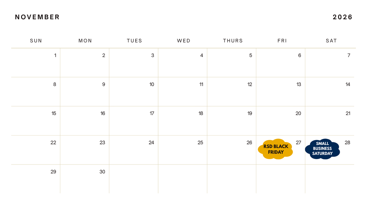 November 2026 Calendar