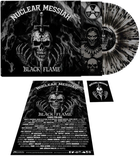 Nuclear Messiah - Black Flame (Silver &amp; Black Splatter LP Vinyl) UPC: 889466713910