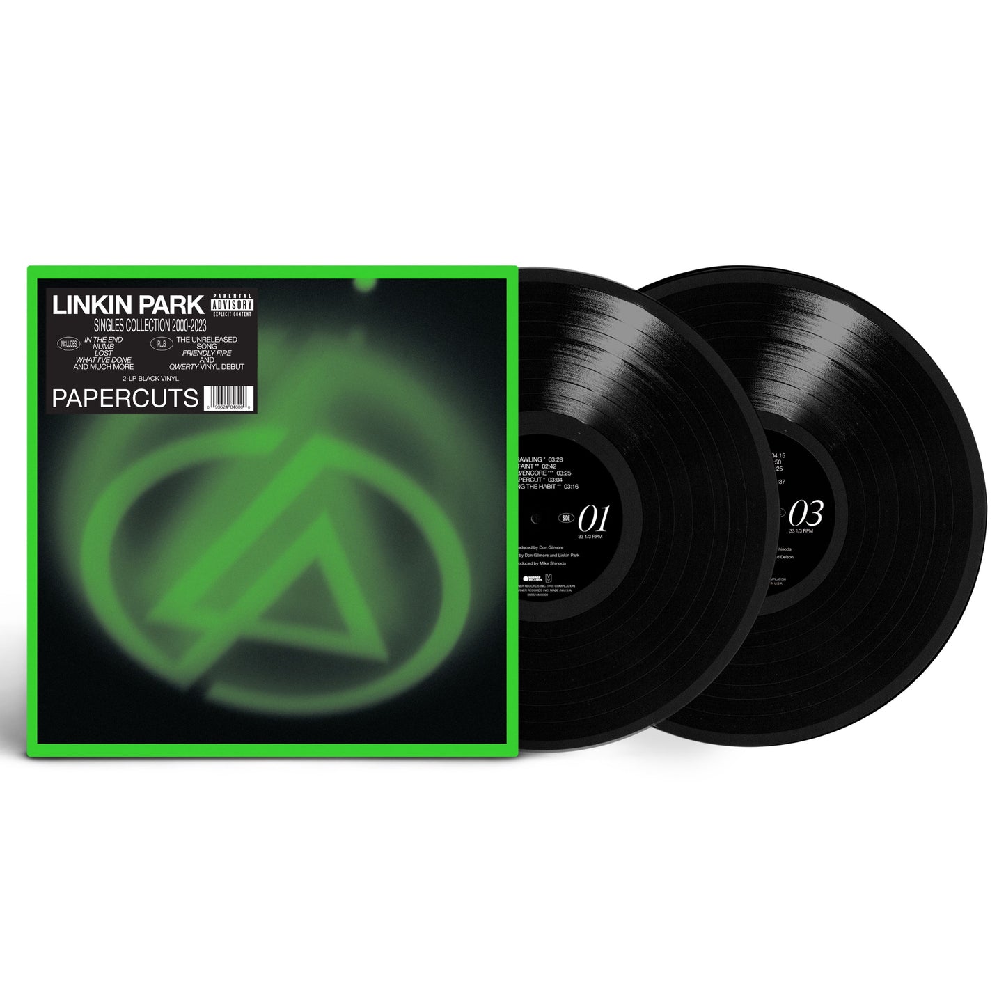 Linkin Park - Papercuts (Standard Edition, 2LP Black Vinyl) UPC: 093624846000