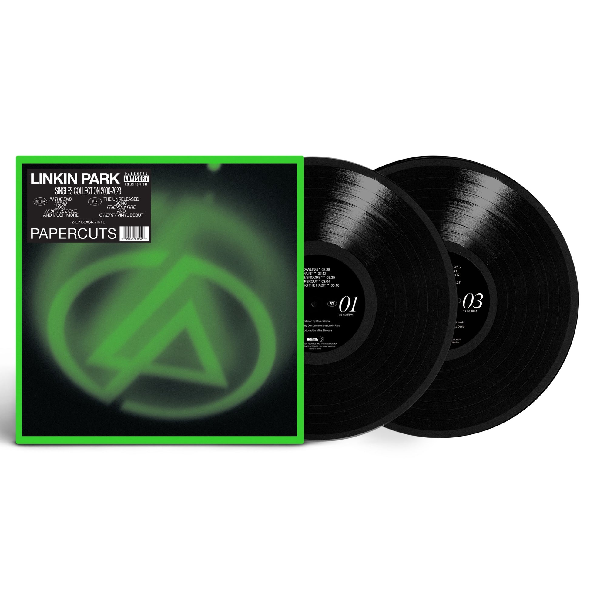 Linkin Park - Papercuts (Standard Edition, 2LP Black Vinyl) UPC: 093624846000
