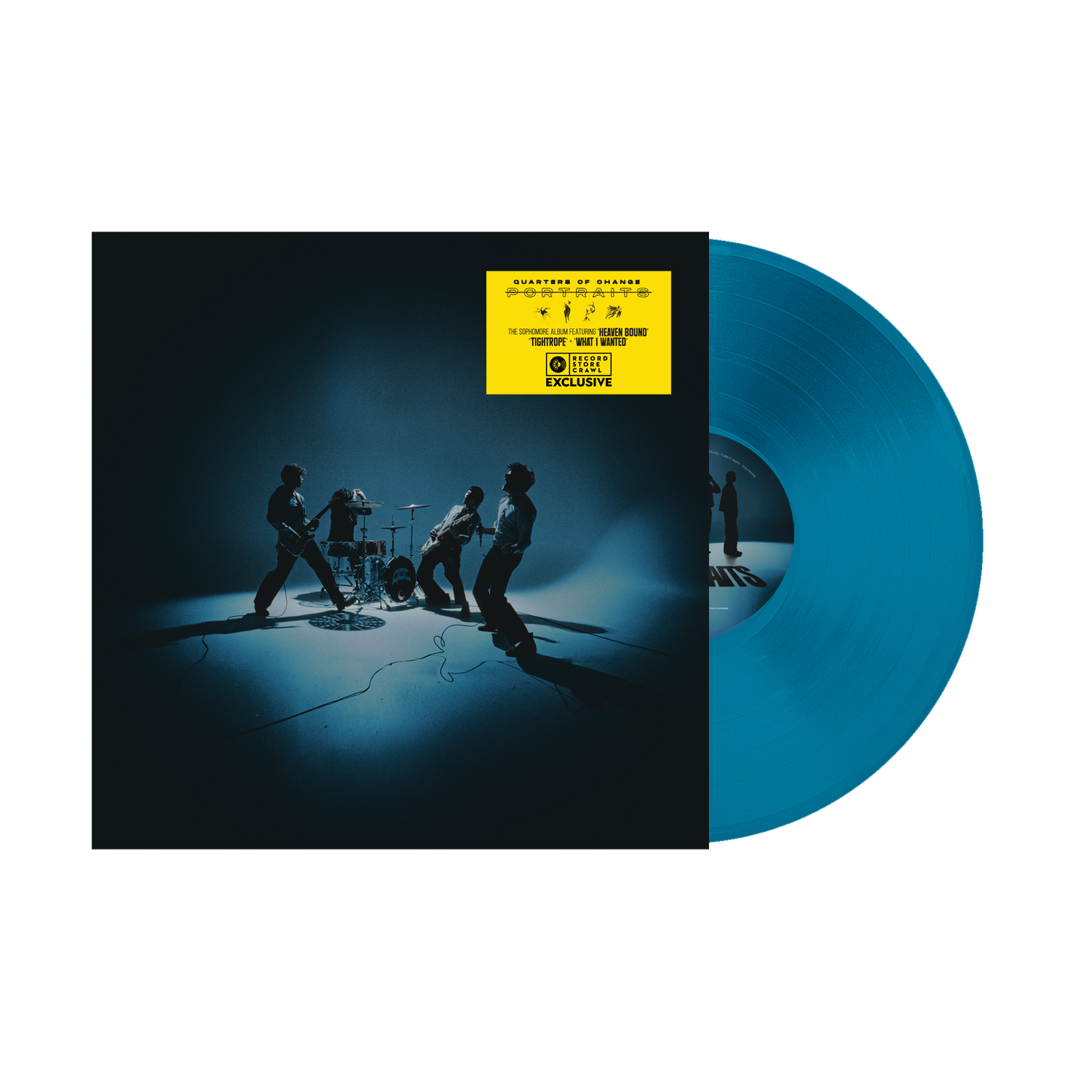 Quarters of Change - Portraits (Indie Exclusive, Translucent Blue LP Vinyl) UPC: 075678608568