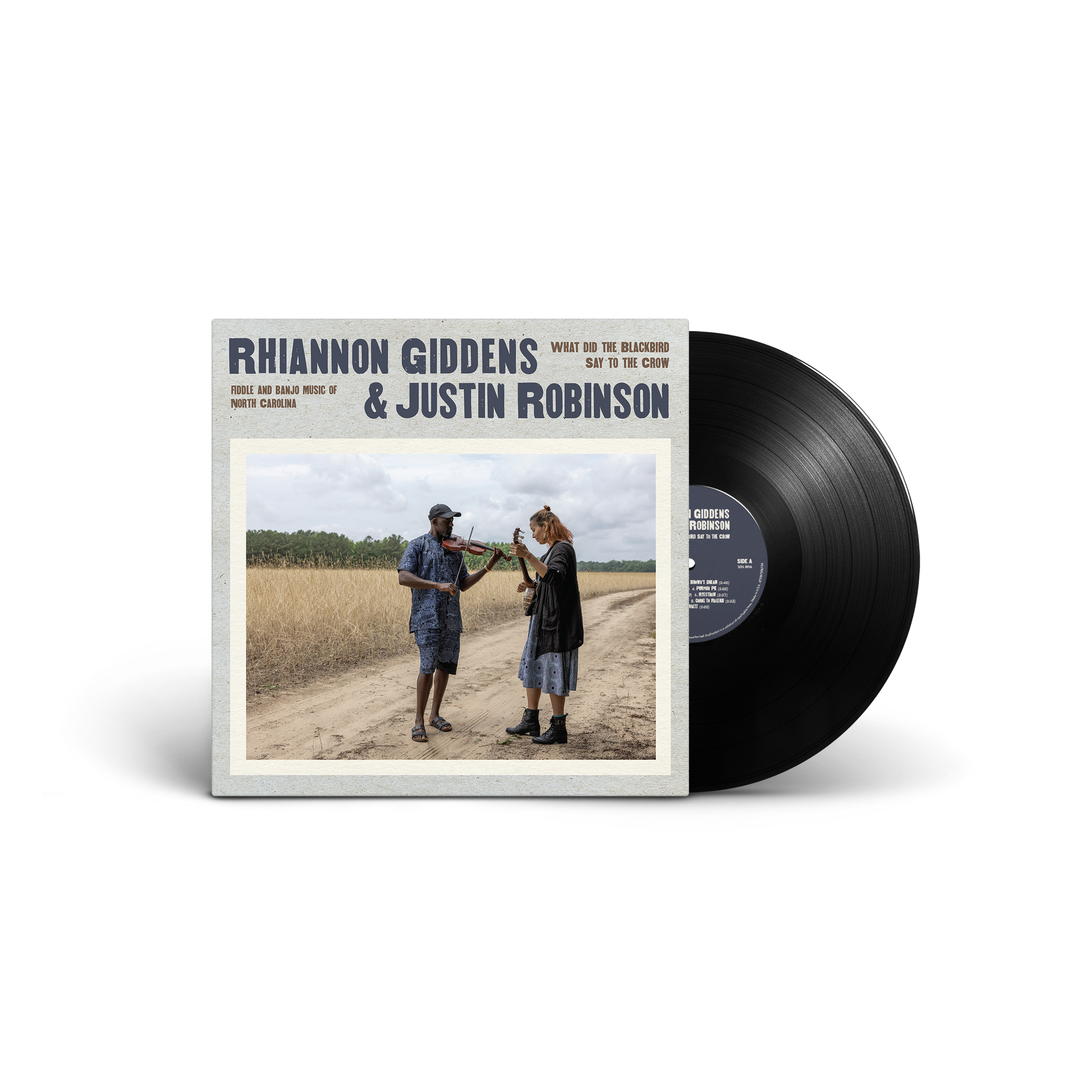Rhiannon Giddens, Justin Robinson - What Did the Blackbird Say to the Crow LP Vinyl UPC: 075597896756