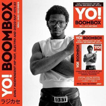 Soul Jazz Records - YO! BOOMBOX - Early Independent Hip Hop, Electro And Disco Rap 1979-83 (3LP Vinyl) UPC:5026328305301