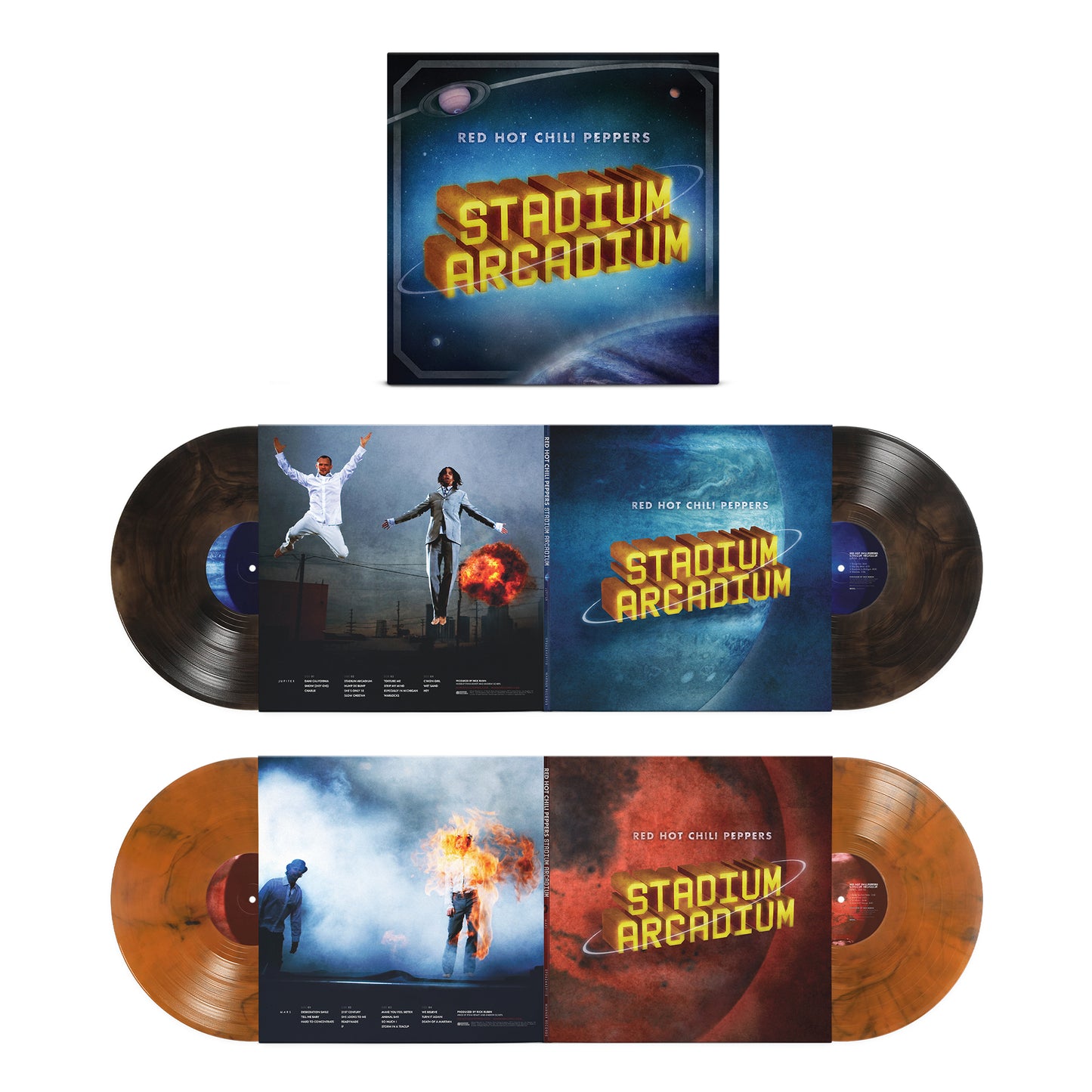 Red Hot Chili Peppers Stadium Arcadium: 20th Anniversary Limited Edition (Indie Exclusive, 4 LP Smoke & Orange Smoke Vinyl) UPC: 093624820475