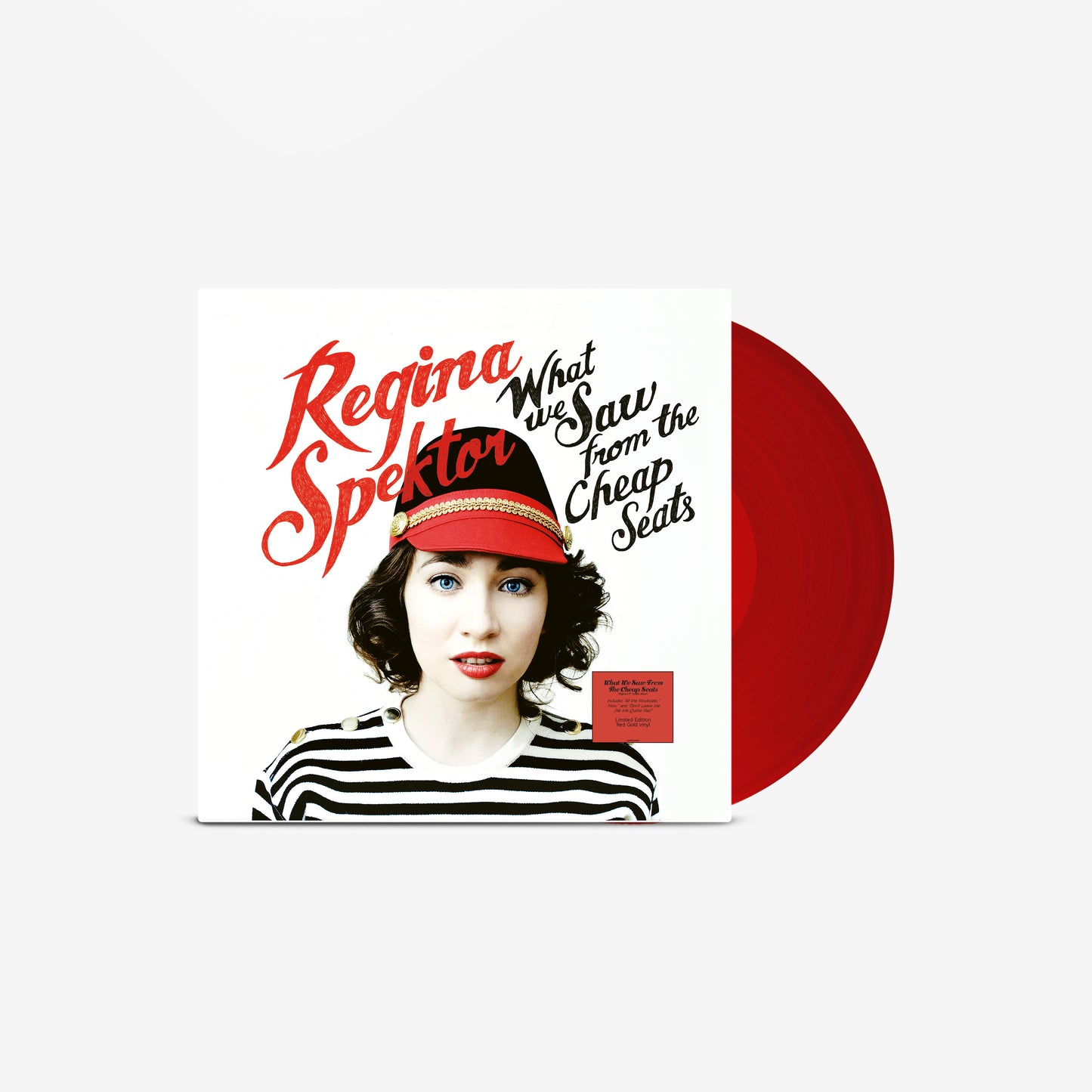 Regina Spektor - What We Saw From the Cheap Seats (Translucent Red LP Vinyl) UPC: 093624835486
