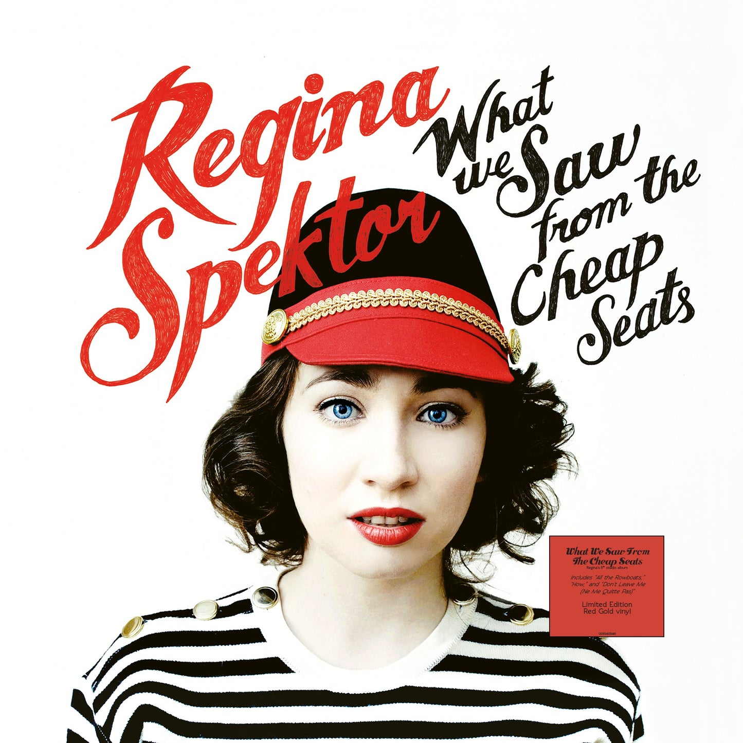 Regina Spektor - What We Saw From the Cheap Seats (Translucent Red LP Vinyl) UPC: 093624835486