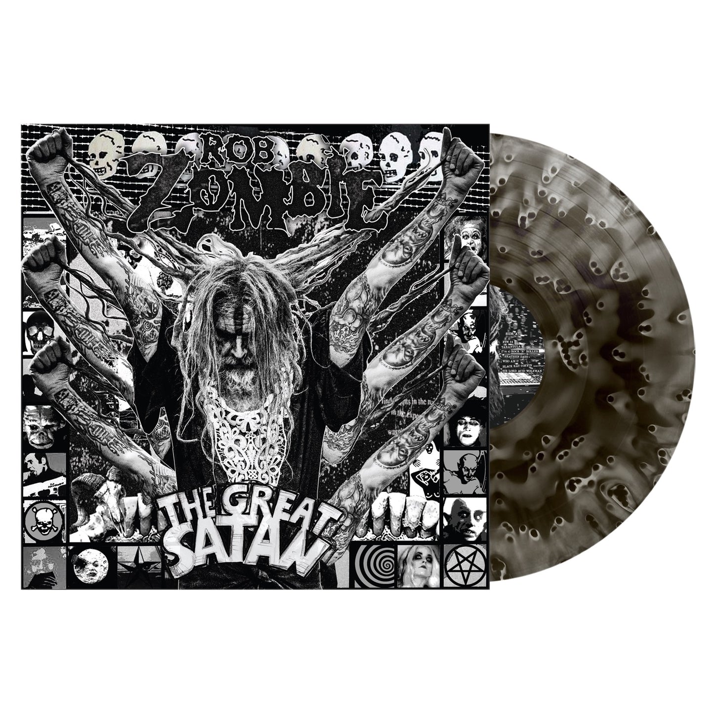 Rob Zombie - The Great Satan (Standard Edition Ghostly Black, Vinyl LP) UPC: 4065629753139
