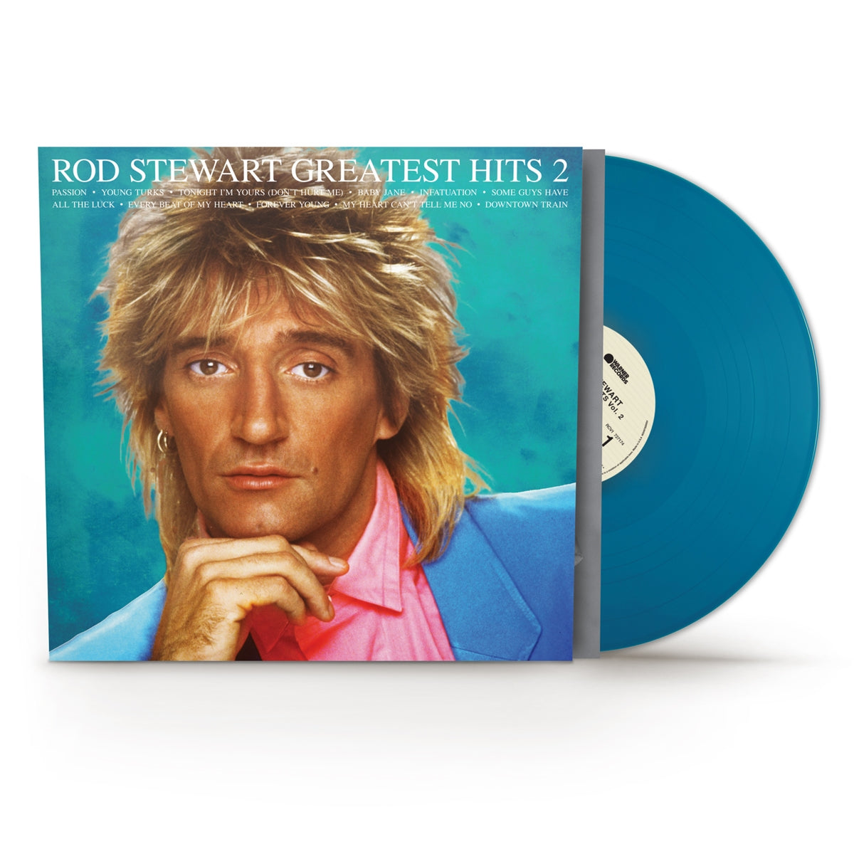 Rod Stewart - Greatest Hits Vol. 2 (Rocktober 2026, Teal LP Vinyl) UPC: 603497820054
