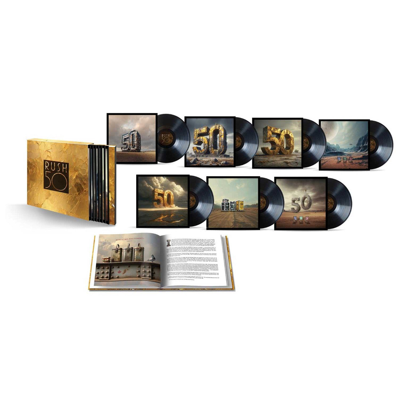 Rush - 50 (Deluxe 7LP Box Set) UPC: 602465262773