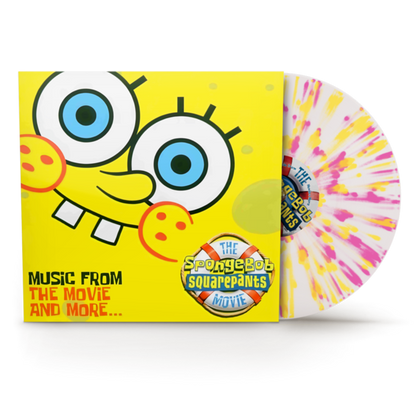 The SpongeBob SquarePants Movie – Music from the Movie and More… (RSD Black Friday 2024, Clear w/ Yellow & Pink Splatter LP Vinyl) UPC: 603497822836