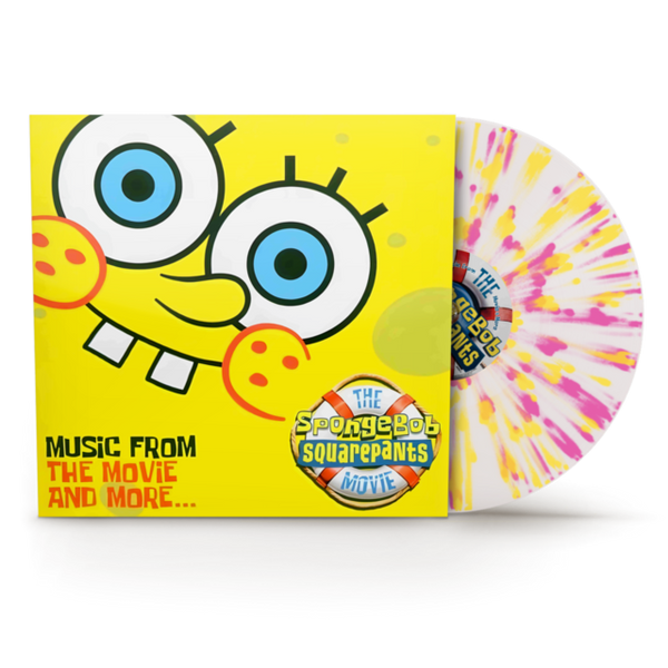 The SpongeBob SquarePants Movie – Music from the Movie and More… (RSD Black Friday 2024, Clear w/ Yellow & Pink Splatter LP Vinyl) UPC: 603497822836