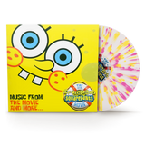 The SpongeBob SquarePants Movie – Music from the Movie and More… (RSD Black Friday 2024, Clear w/ Yellow & Pink Splatter LP Vinyl) UPC: 603497822836