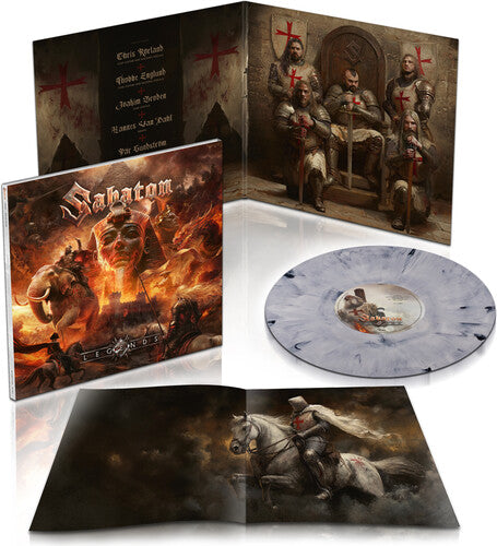 Sabaton - Legends (Indie Exclusive, Templars Edition. Glacial Mist Marble LP Vinyl)