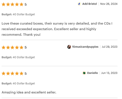 curated cd box reviews