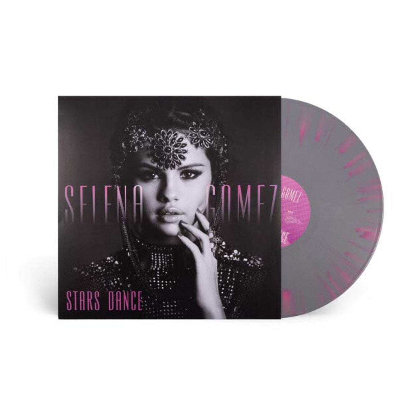 Selena Gomez - Stars Dance (Gray with Red Wine Splatter LP Vinyl) UPC: 050087445393