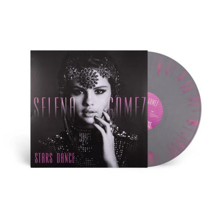 Selena Gomez - Stars Dance (Gray with Red Wine Splatter LP Vinyl) UPC: 050087445393