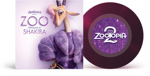 Shakira - Zoo (from Zootopia 2) (Original Soundtrack) (7inch Glitter Purple Vinyl) UPC: 050087588274