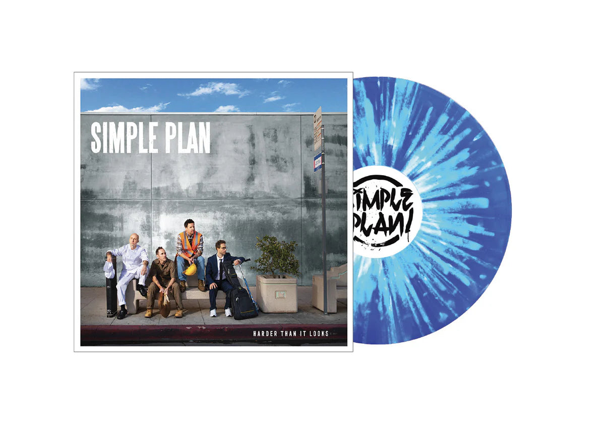 Simple Plan - Harder Than It Looks (Blue w/ White Splatter LP Vinyl) UPC: 181792002745