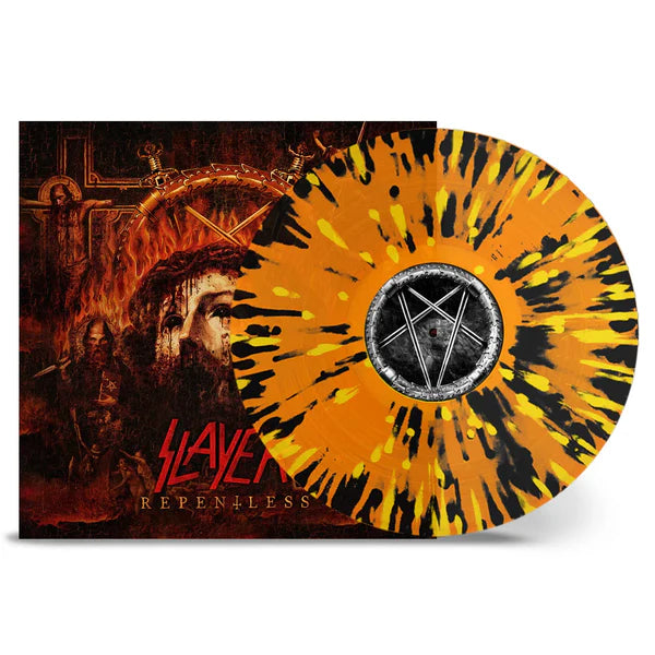 Slayer - Repentless (Orange Yellow Black Splatter LP Vinyl) UPC: 727361567033