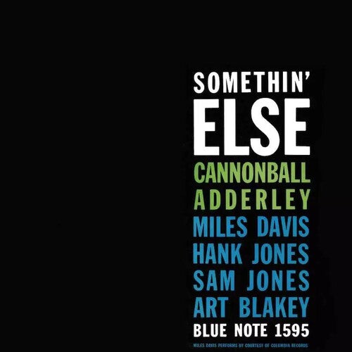 Cannonball Adderley - Somethin Else (Blue Note Essentials Series, LP Vinyl) UPC: 199957966788