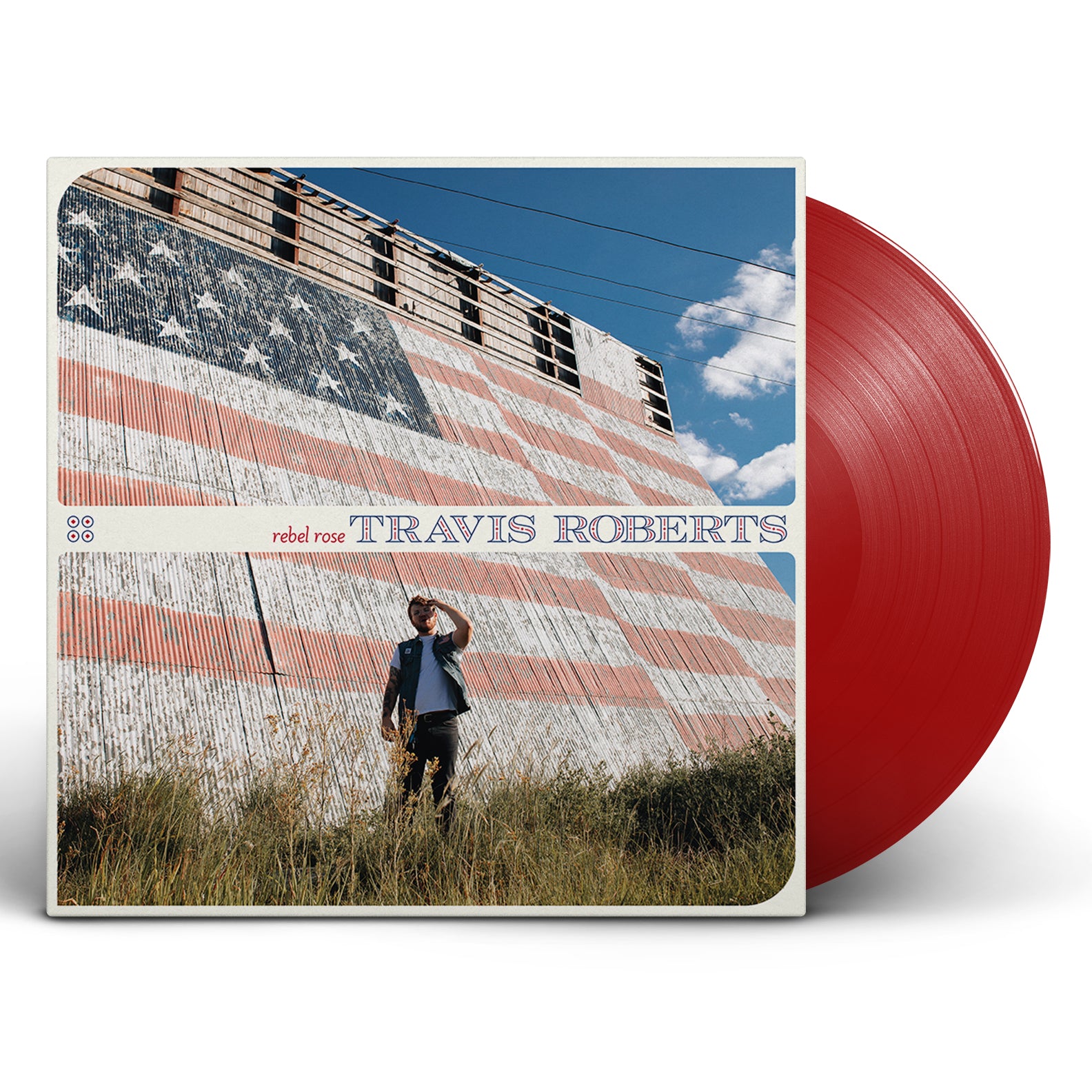 Travis Roberts - Rebel Rose (Red LP Vinyl) UPC: 607396588718