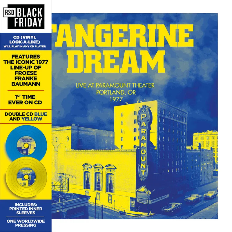 Tangerine Dream - Live at Paramount Theatre - Portland, OR 1977 (RSD BF 2026, 2 CDs) UPC: 3700477841294